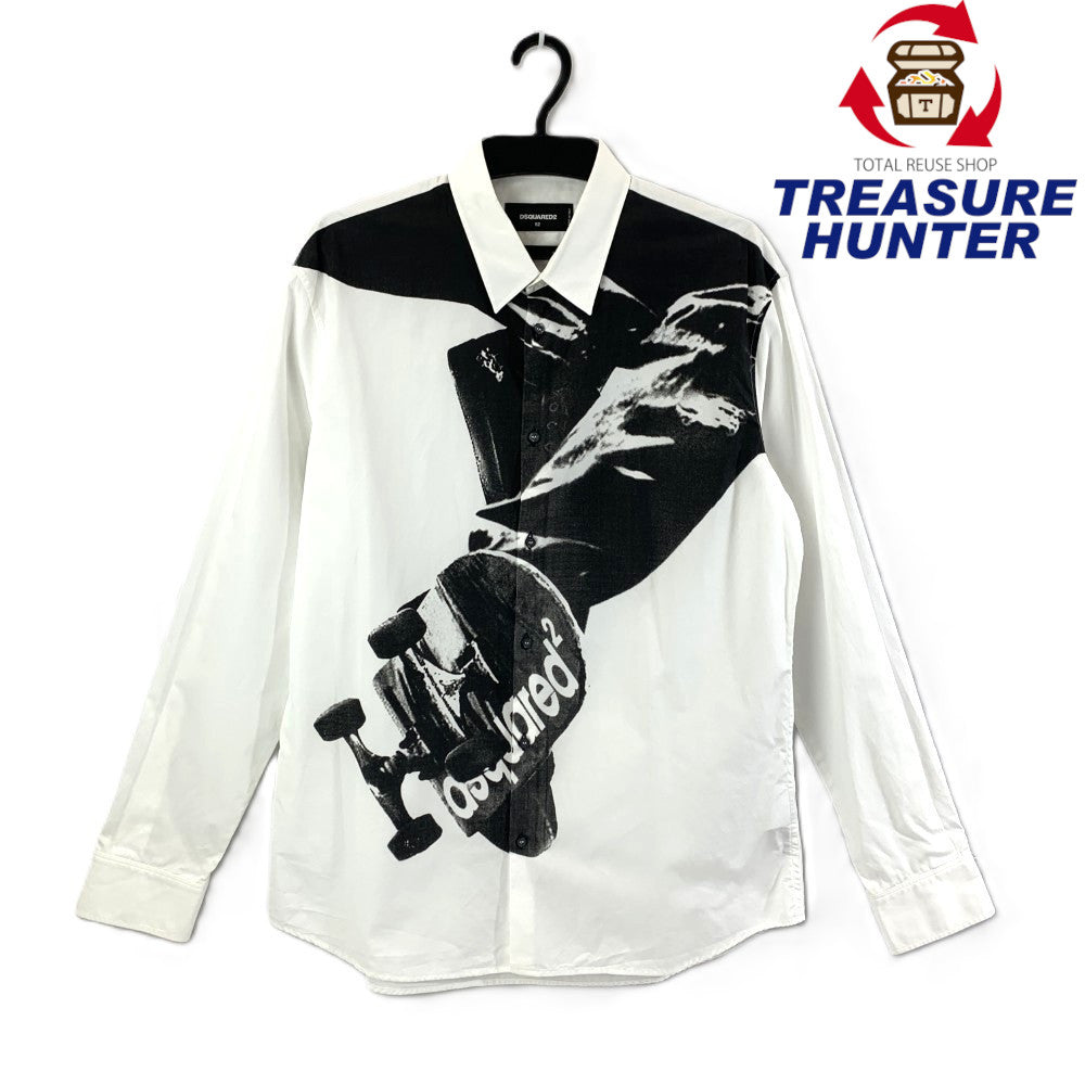 DSQUARED2(ディースクエアード) 長袖シャツ サイズ52 Lサイズ