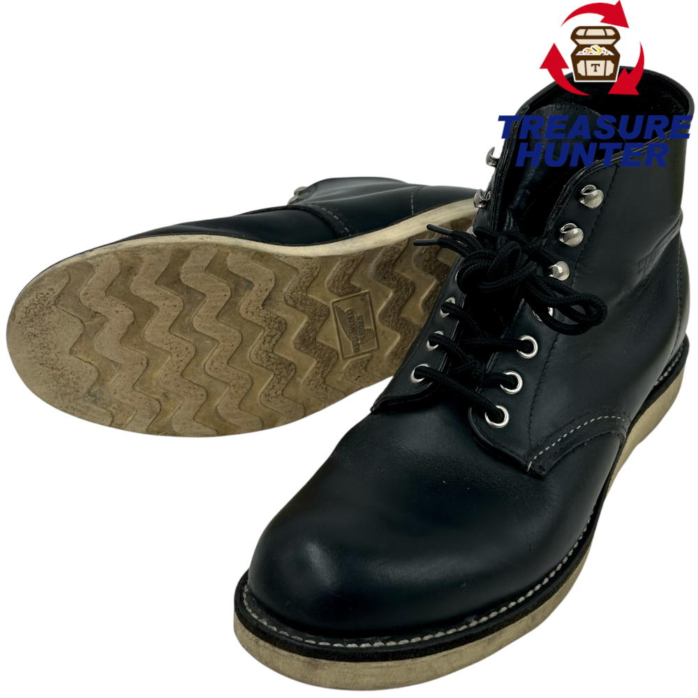 RED WING レザー ブーツ 8465 サイズ25.5cm ブラック レッド