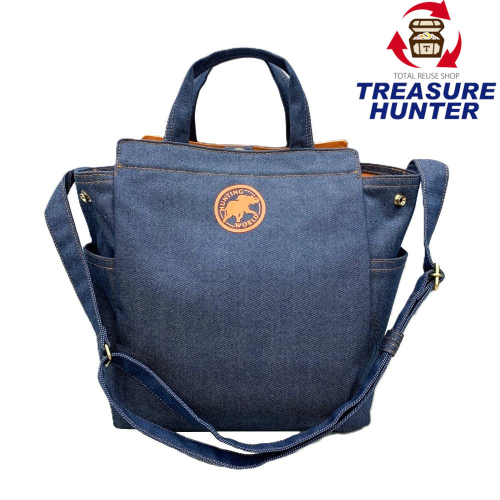 【限定値下げ】HUNTING WORLD トートバッグ HUNTING WORLD(ハンティングワールド) グリーンタグ×ソルソコラボ