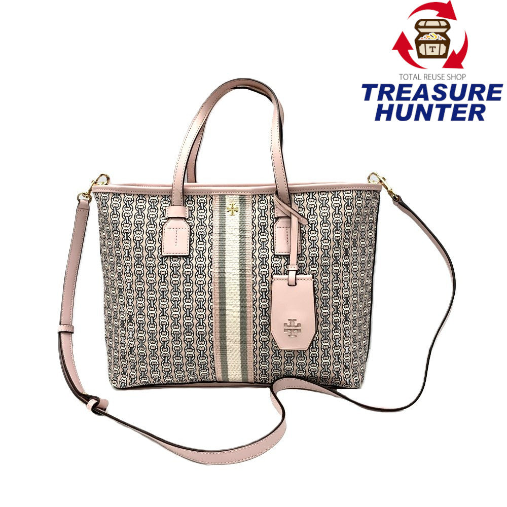 TORY BURCH(トリーバーチ) GEMINI LINK キャンバス スモールトート