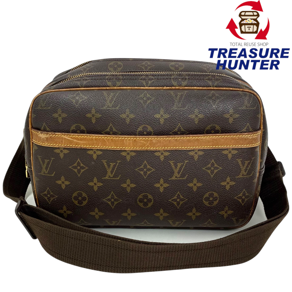 LOUIS VUITTON モノグラム リポーターPM M45254 ブラウン ショルダー