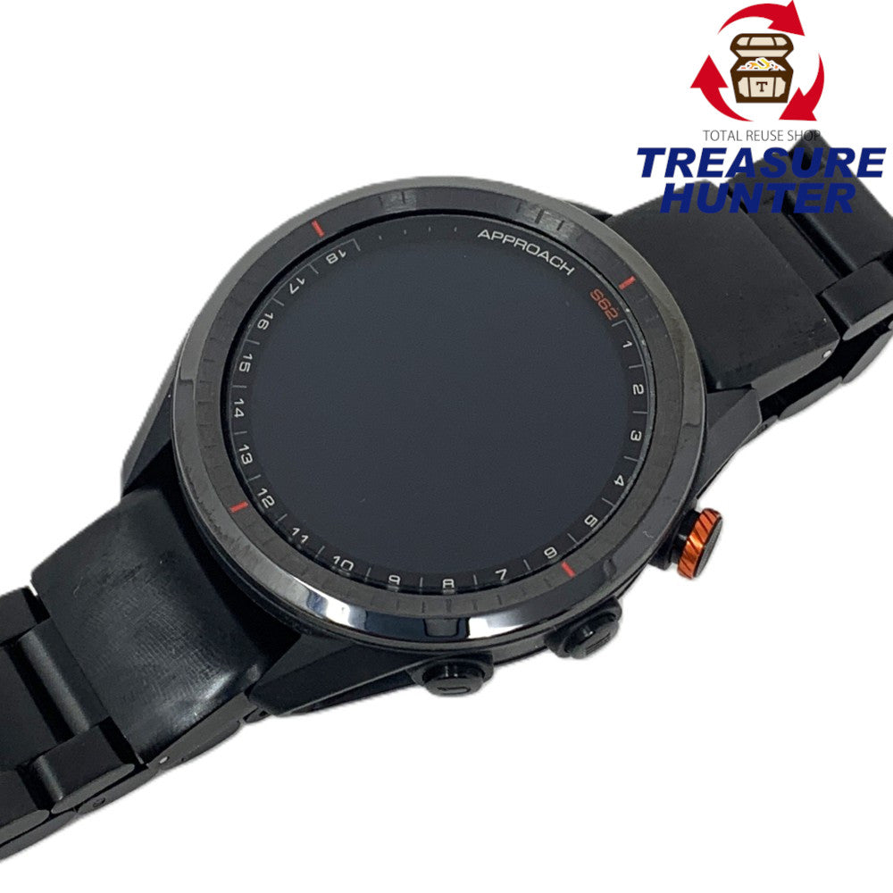 GARMIN ガーミン スマートウォッチ S62 ブラック G GARMIN(ガーミン) GPSゴルフウォッチ ブラック APPROACH S62 バンド