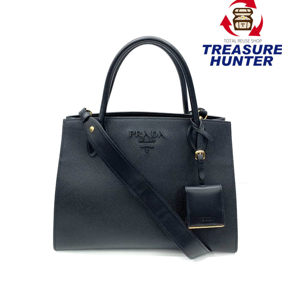 PRADA 三角ロゴ金具ナイロンハンドバッグ | Hedy 061 美品 PRADA 
