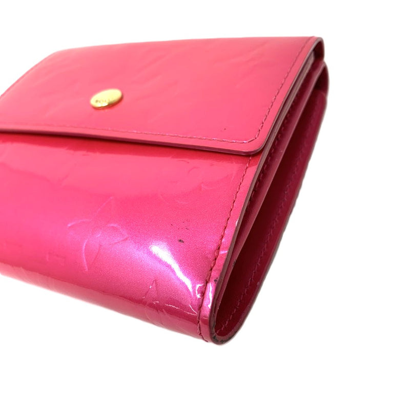 LOUIS VUITTON(ルイヴィトン)　ヴェルニ　ポルトモネ　ビエ　カルトクレディ　M9139F フランボワーズ　ピンク　レディース 【102061981003】