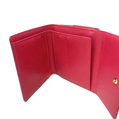 LOUIS VUITTON(ルイヴィトン)　ヴェルニ　ポルトモネ　ビエ　カルトクレディ　M9139F フランボワーズ　ピンク　レディース 【102061981003】