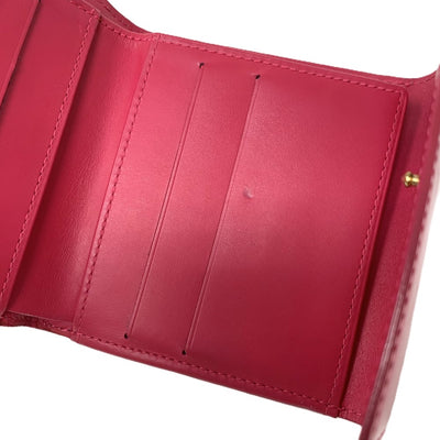 LOUIS VUITTON(ルイヴィトン)　ヴェルニ　ポルトモネ　ビエ　カルトクレディ　M9139F フランボワーズ　ピンク　レディース 【102061981003】