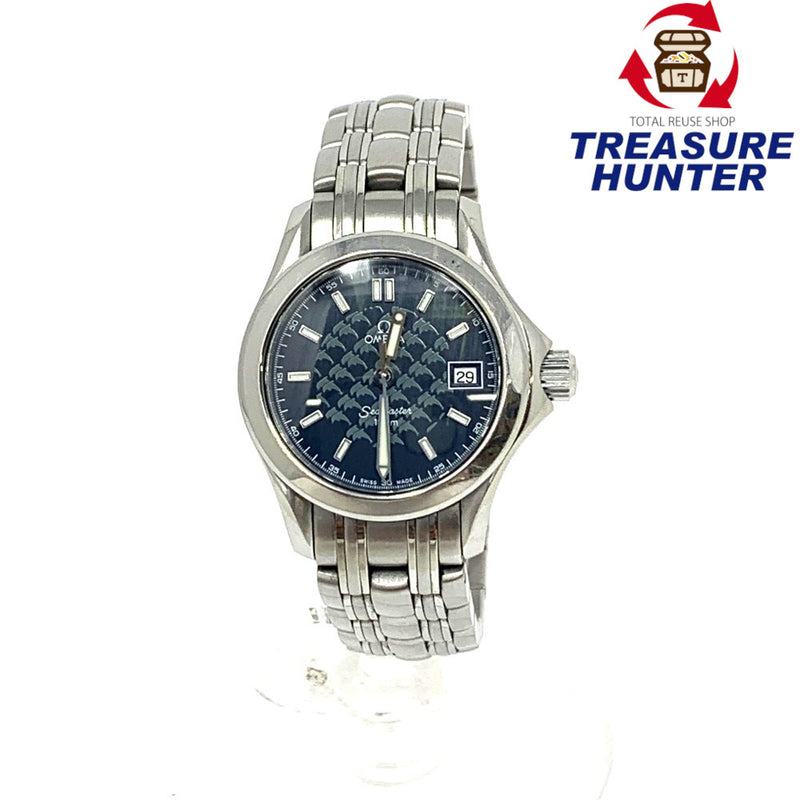 OMEGA(オメガ) 腕時計 シーマスター120 Jacques Mayol 2588.80 ステンレススチール クォーツ シルバー/ブルー文字盤 レディース 【102062524001】