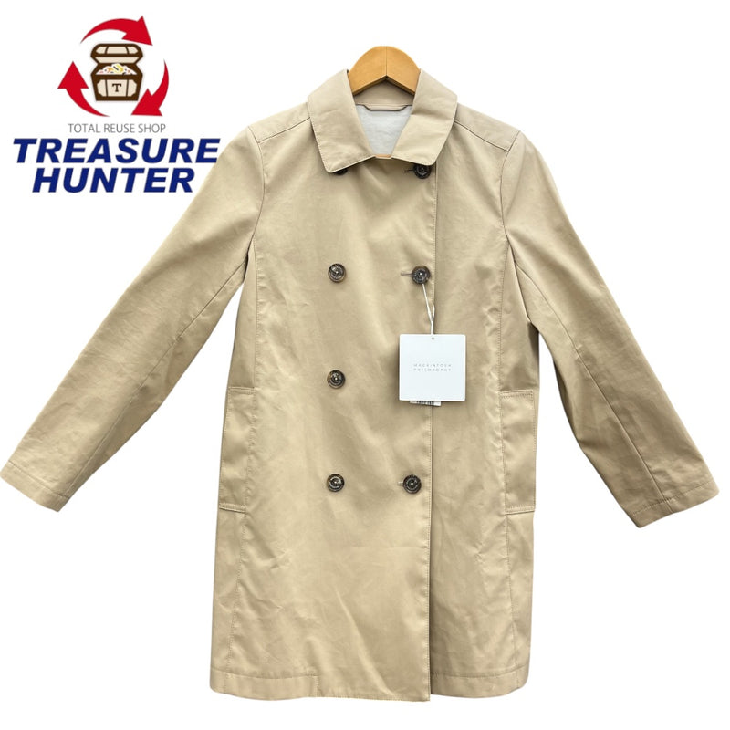未使用品 タグ付き MACKINTOSH PHILOSOPHY コットンボンディングコート H5A11-620-40 Sサイズ ベージュ 【100027644002】