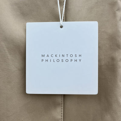 未使用品 タグ付き MACKINTOSH PHILOSOPHY コットンボンディングコート H5A11-620-40 Sサイズ ベージュ 【100027644002】