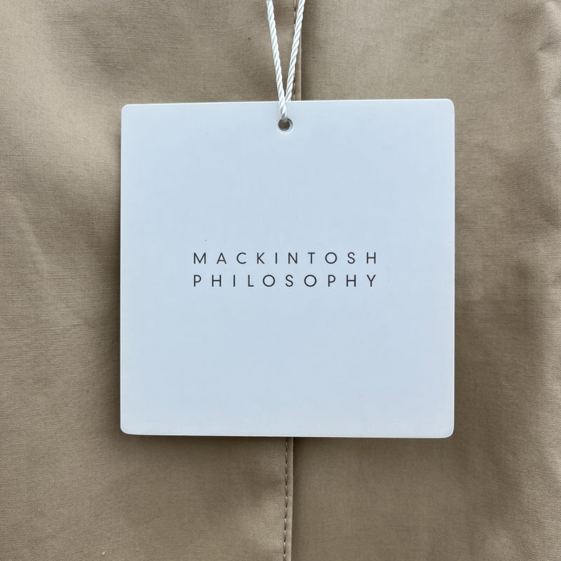 未使用品 タグ付き MACKINTOSH PHILOSOPHY コットンボンディングコート H5A11-620-40 Sサイズ ベージュ 【100027644002】