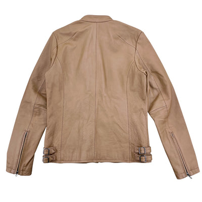 中古 GOSTAR DE FUGA ゴスタールジフーガ ライダースジャケット ホースレザー GDF12-H29 Lサイズ ブラウン ほつれ有 【100040312002】