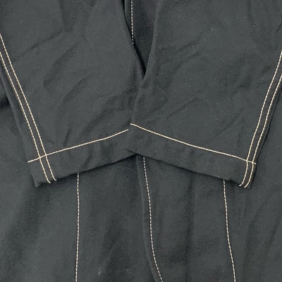 BLACK COMME des GARCONS ロングジャケットコート ステッチ 1J-J004 ブラック サイズL ブラックコムデギャルソン 【100044341007】