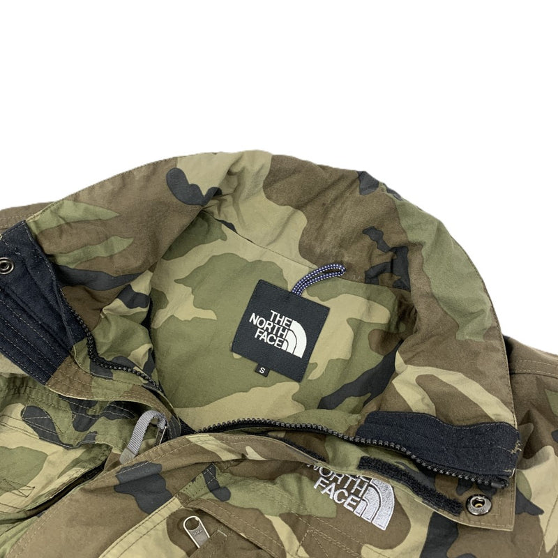 THE NORTH FACE(ザ・ノース・フェイス) カモフラ柄マウンテンパーカー フロンティアーズパーカー NP11509 サイズS グリーン系 メンズ アウター 【100044703001】