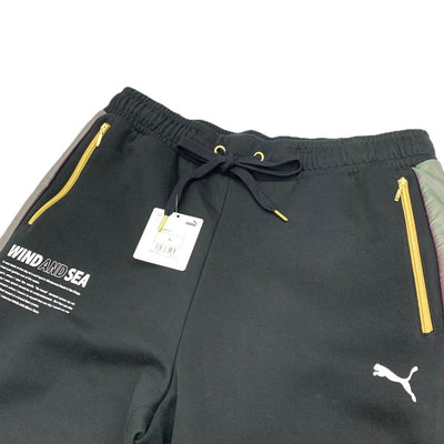 PUMA(プーマ)　×WIND AND SEA T7 トラックパンツ　サイズXL ブラック　530903　01　メンズ 【100049305003】