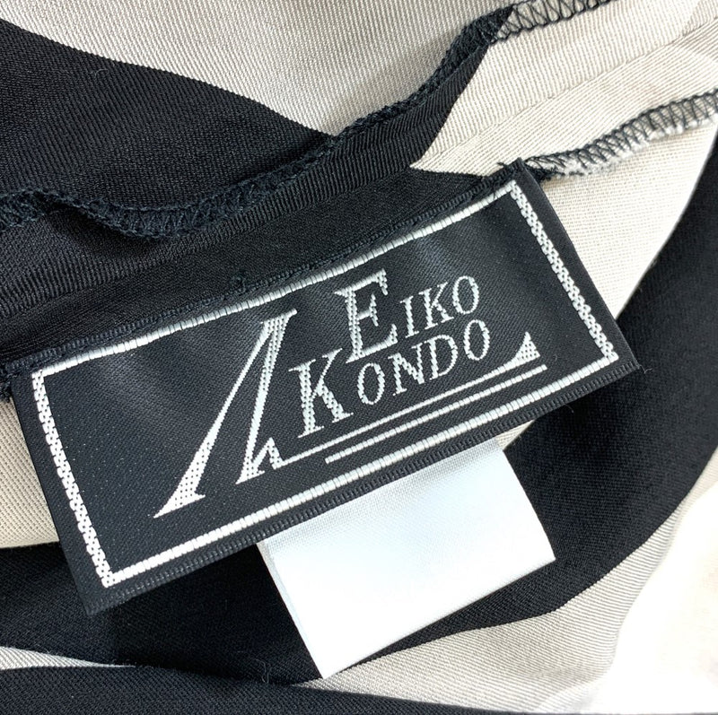 EIKO KONDO エイココンドウ フーディーノースリーブ ジャケット ボーダー サイズ42 Ｌサイズ 1913 052 レディース  【100049328001】