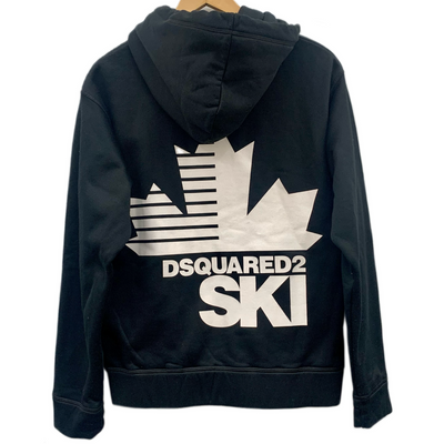 DSQUARED2 ジップパーカー S71HG0092 サイズS ブラック ディースクエアード 【100057519007】