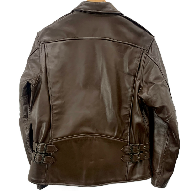 HARLEY DAVIDSON ホースレザー ライダースジャケット サイズM ブラウン ハーレーダビッドソン 【100057643008】