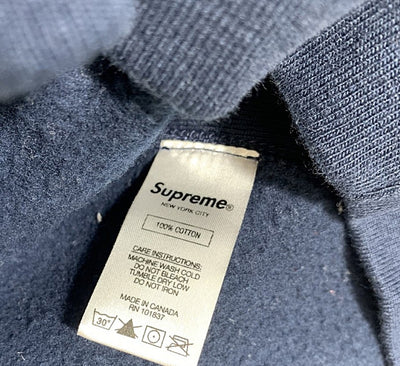 Supreme(シュプリーム) フーディーパーカー RN101837 CA32812 シェニールアーチロゴ サイズL ネイビー メンズ 【100057667003】