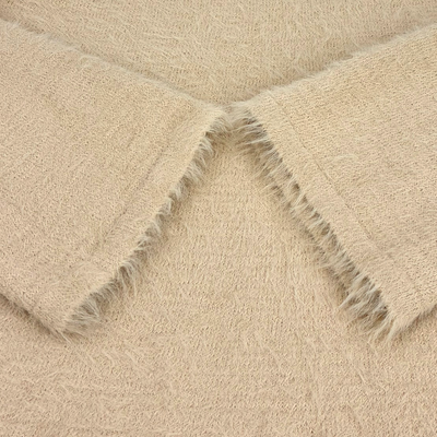 EmiriaWiz フェザーヤーンビジューニットセットアップ サイズF ベージュ エミリアウィズ 【100057980007】