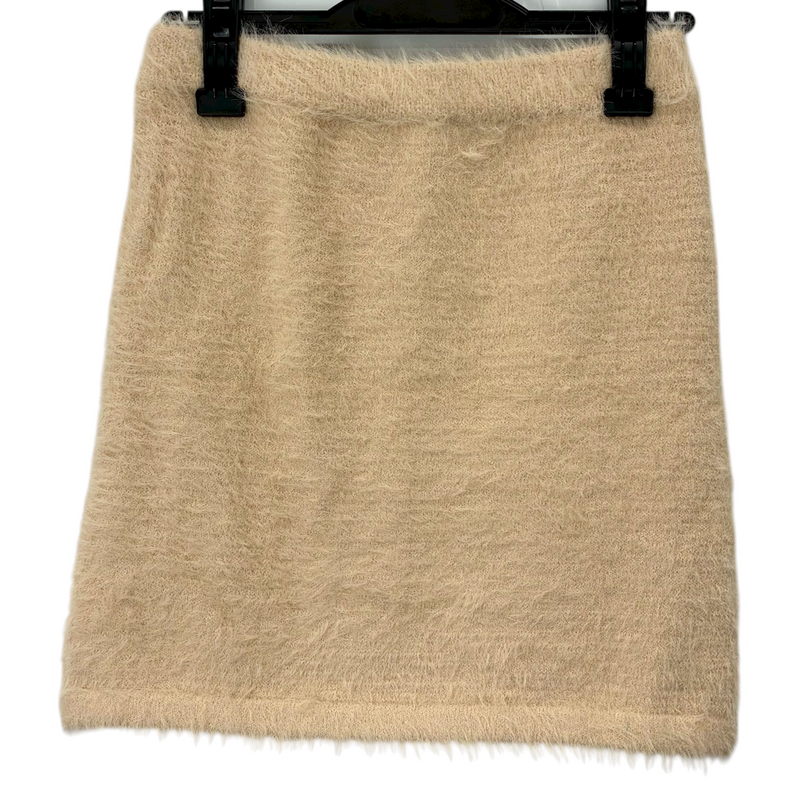 EmiriaWiz フェザーヤーンビジューニットセットアップ サイズF ベージュ エミリアウィズ 【100057980007】