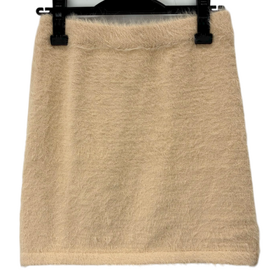 EmiriaWiz フェザーヤーンビジューニットセットアップ サイズF ベージュ エミリアウィズ 【100057980007】