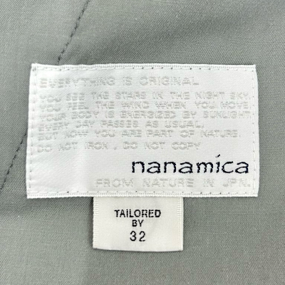 nanamica ブレスチューンワイドイージーパンツ SUCS123 サイズ32in グレー ナナミカ 【100058093007】