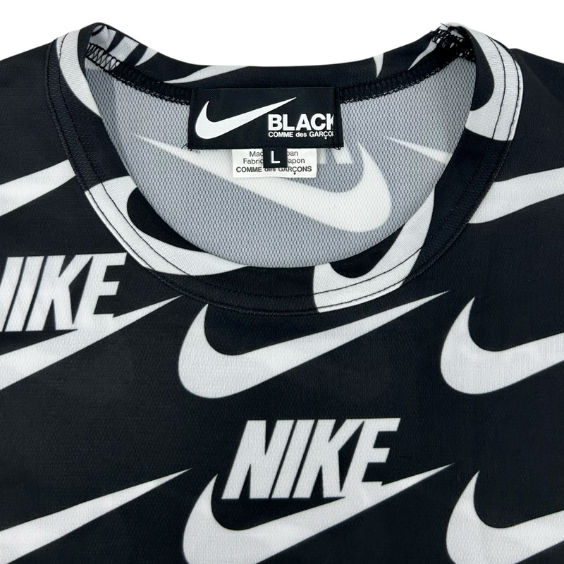 BLACK COMME des GARCONS×NIKE ロゴTシャツ サイズL ブラック 19AW ブラックコムデギャルソン×ナイキ 【100058839007】