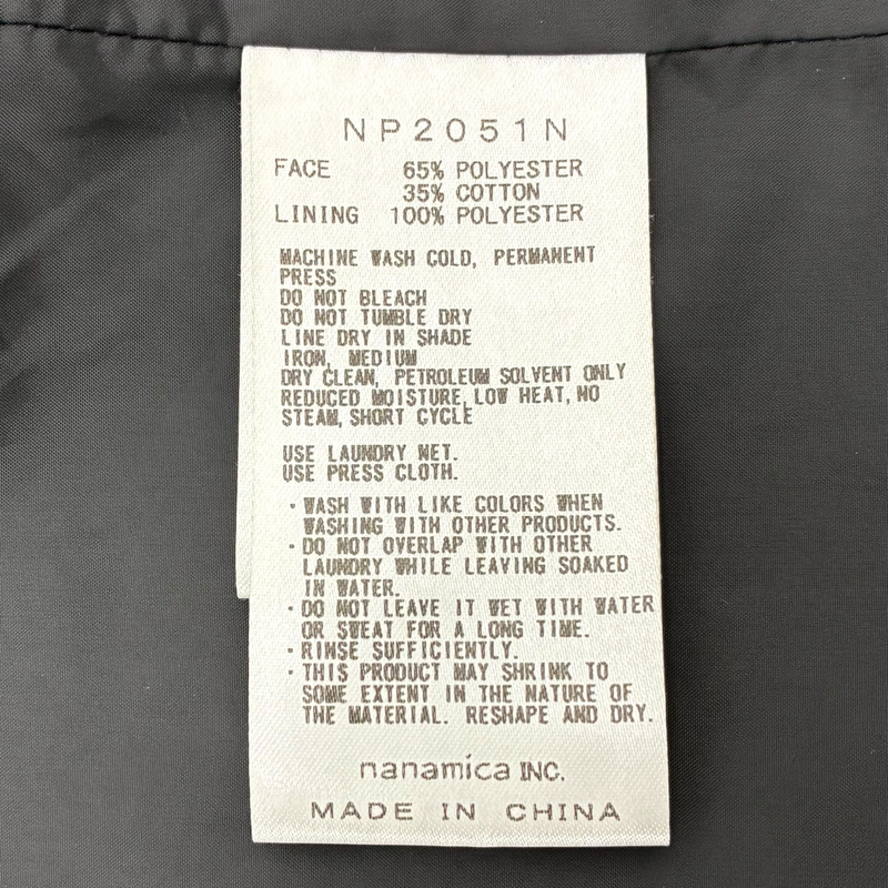 THE NORTH FACE PURPLE LABEL マウンテンパーカー NP2051N サイズM ブラック ノースフェイス パープルレーベル 【100058859007】