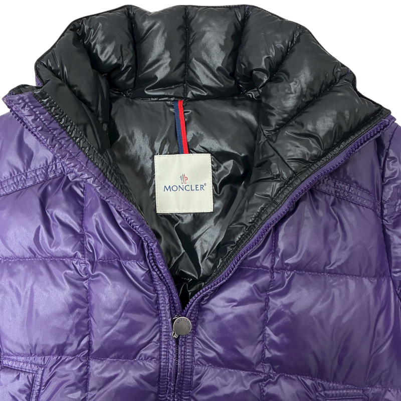 MONCLER AUBURN ダウンジャケット サイズ1 パープル モンクレール 【100061055007】