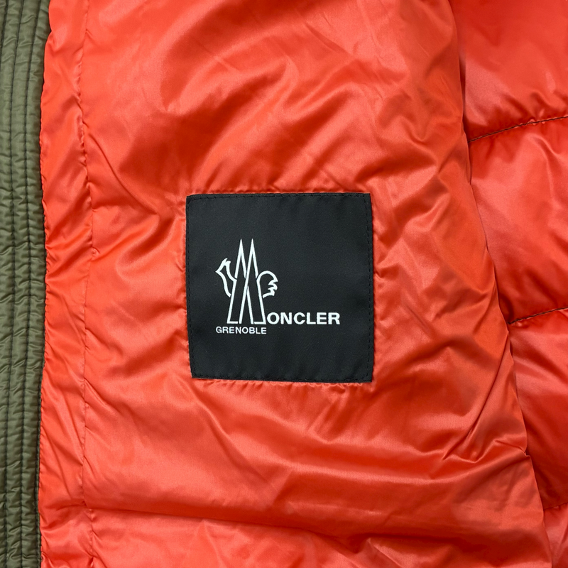 MONCLER Grenoble Canmore ダウンジャケット サイズ2 カーキ 19-20AW モンクレール 【100059067007】