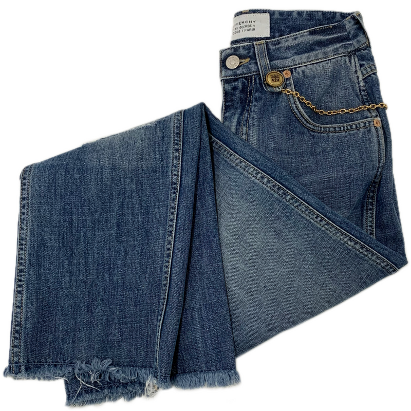GIVENCHY デニムパンツ 7500B サイズ26(約Sサイズ相当) インディゴ ジバンシィ 【100059093008】