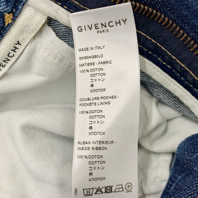 GIVENCHY デニムパンツ 7500B サイズ26(約Sサイズ相当) インディゴ ジバンシィ 【100059093008】