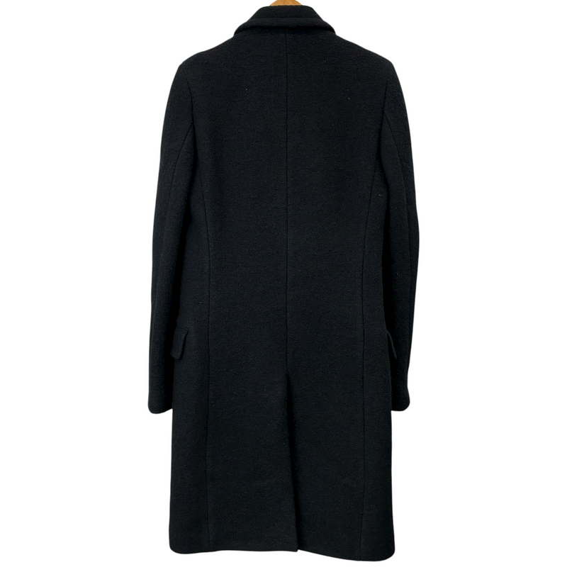 ANN DEMEULEMEESTER チェスターコート サイズXXS ブラック アン ドゥムルメステール 【100059128007】