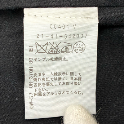 ANN DEMEULEMEESTER チェスターコート サイズXXS ブラック アン ドゥムルメステール 【100059128007】