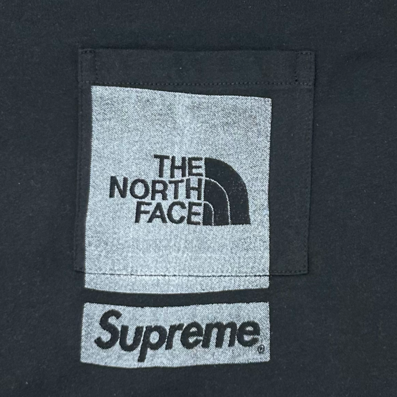 THE NORTH FACE×Supreme 半袖Tシャツ NT023091 サイズS ブラック ノースフェイス×シュプリーム 【100059199007】
