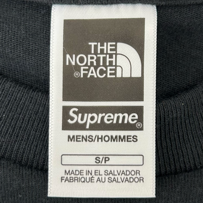 THE NORTH FACE×Supreme 半袖Tシャツ NT023091 サイズS ブラック ノースフェイス×シュプリーム 【100059199007】