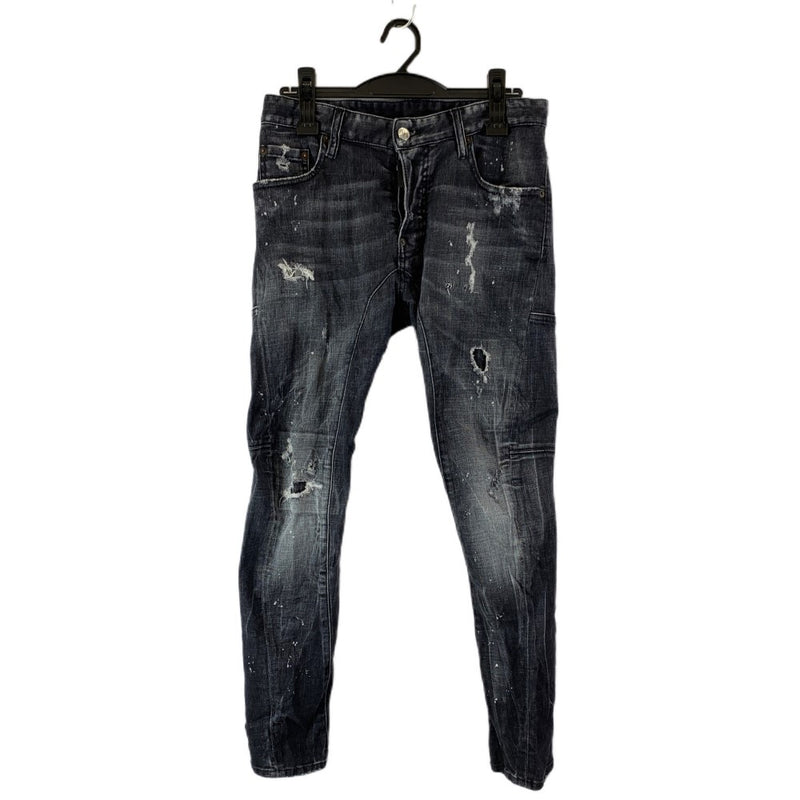 DSQUARED2 ディースクエアード2 デニムパンツ S74LB0491 S30357 サイズ42 S相当 ブラック系 メンズ ボトムス 【100059225008】