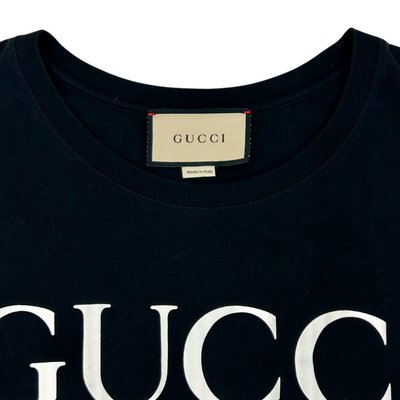 GUCCI インターロッキングG コットン オーバーサイズTシャツ サイズL 現行モデル グッチ 【100059242007】