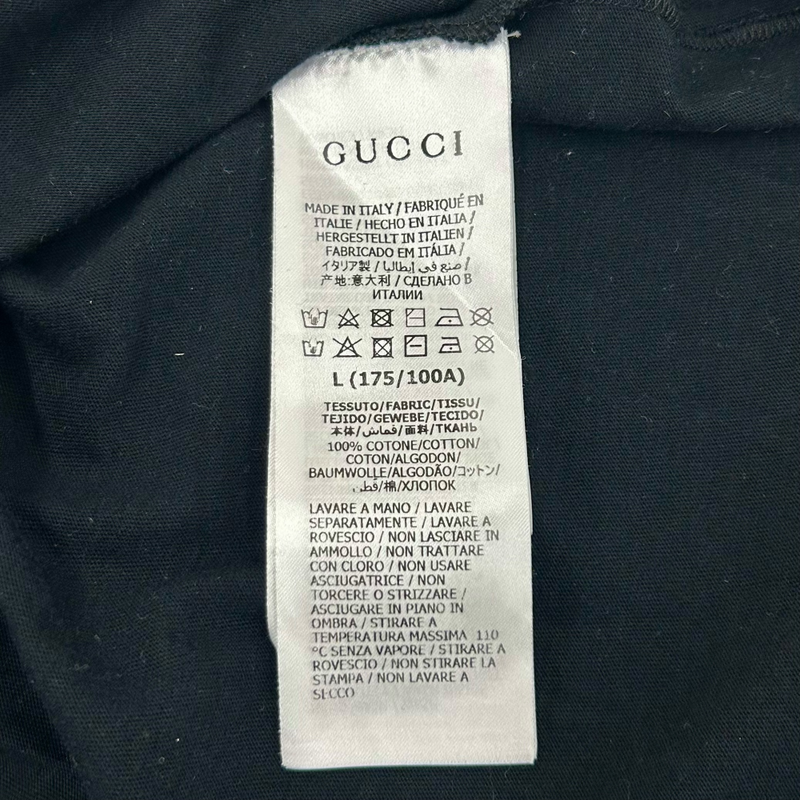 GUCCI インターロッキングG コットン オーバーサイズTシャツ サイズL 現行モデル グッチ 【100059242007】