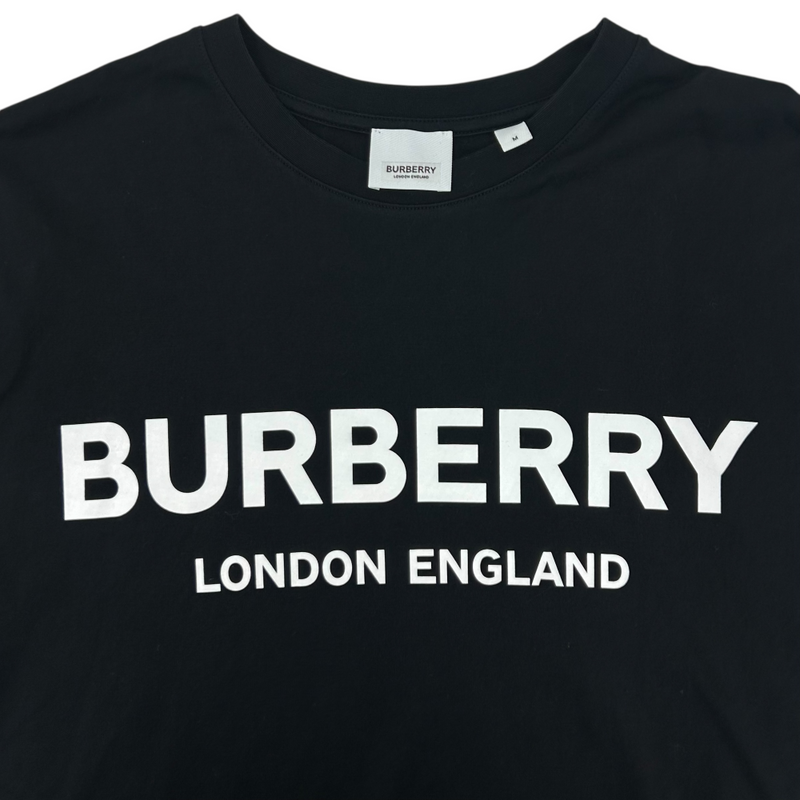 BURBERRY LETCHFORDTAV Tシャツ 8026016 サイズM ブラック 20SS 半袖 バーバリー 【100059244007】