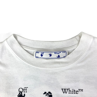 　OFF-WHITE 半袖 Tシャツ OMAA038R21JER008 サイズXXS ホワイト21年SS オフホワイト メンズ トップス 【100059249008】