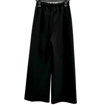 SHENERY ダブルクロスワイドパンツ サイズ36(約Sサイズ相当) ブラック 23SS シーナリー 【100059306007】