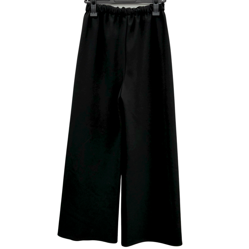 SHENERY ダブルクロスワイドパンツ サイズ36(約Sサイズ相当) ブラック 23SS シーナリー 【100059306007】