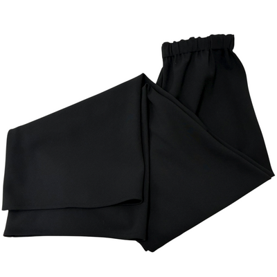 SHENERY ダブルクロスワイドパンツ サイズ36(約Sサイズ相当) ブラック 23SS シーナリー 【100059306007】