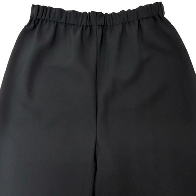 SHENERY ダブルクロスワイドパンツ サイズ36(約Sサイズ相当) ブラック 23SS シーナリー 【100059306007】