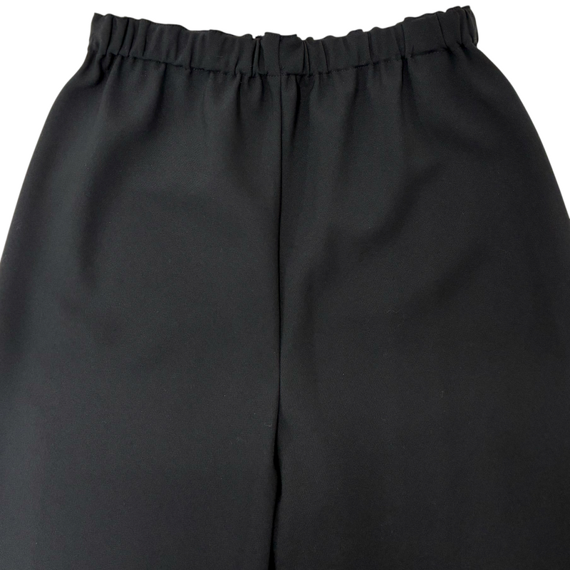 SHENERY ダブルクロスワイドパンツ サイズ36(約Sサイズ相当) ブラック 23SS シーナリー 【100059306007】