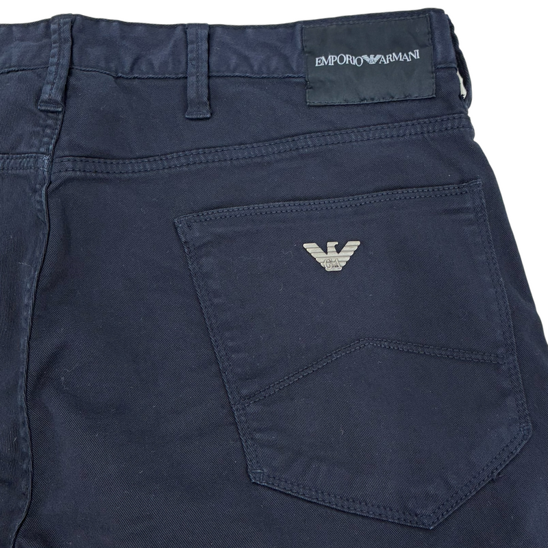 EMPORIO ARMANI ショートパンツ 3H1PA6 1N4ZZ サイズ48(約Lサイズ相当) ネイビー エンポリオアルマーニ 【100059315007】
