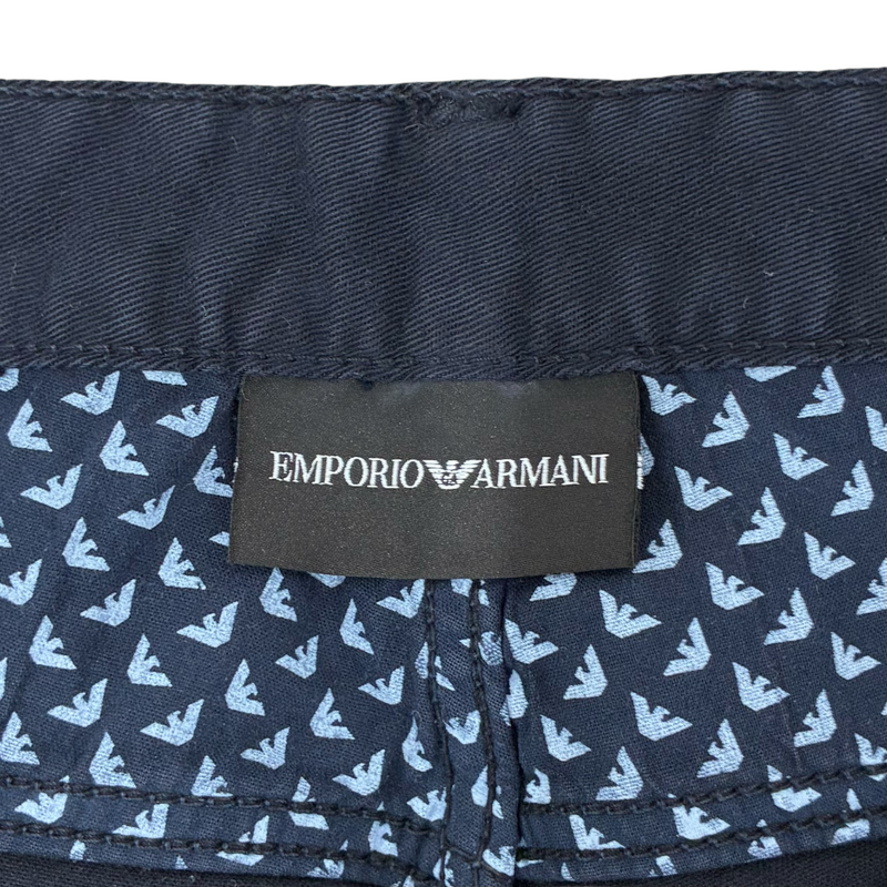 EMPORIO ARMANI ショートパンツ 3H1PA6 1N4ZZ サイズ48(約Lサイズ相当) ネイビー エンポリオアルマーニ 【100059315007】