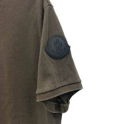 MONCLER(モンクレール) ポロシャツ レジスタンス サイズXL カーキブラウン メンズ 【100059329003】