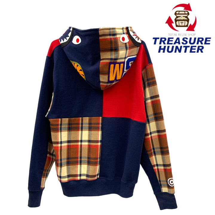 A BATHING APE(アベイシングエイプ) 00's CHECK ZIP UP PARKA